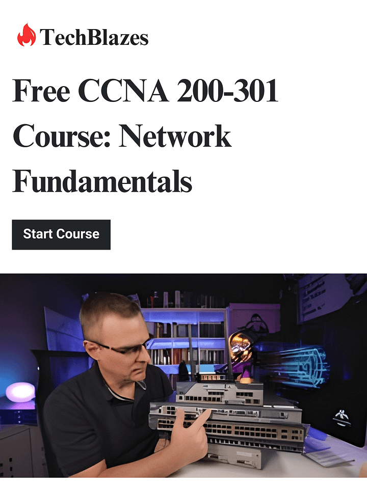 Free CCNA 200-301 Course: Network Fundamentals product image (1)