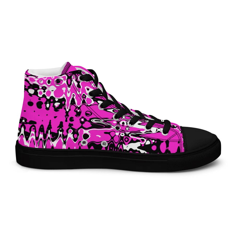 Cyberpink, high top canvas shoes (mens) product image (7)