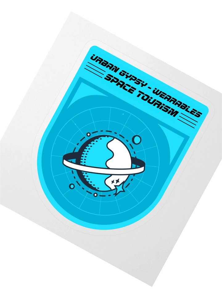 Space Tourism Kiss Cut Stickers product image (2)