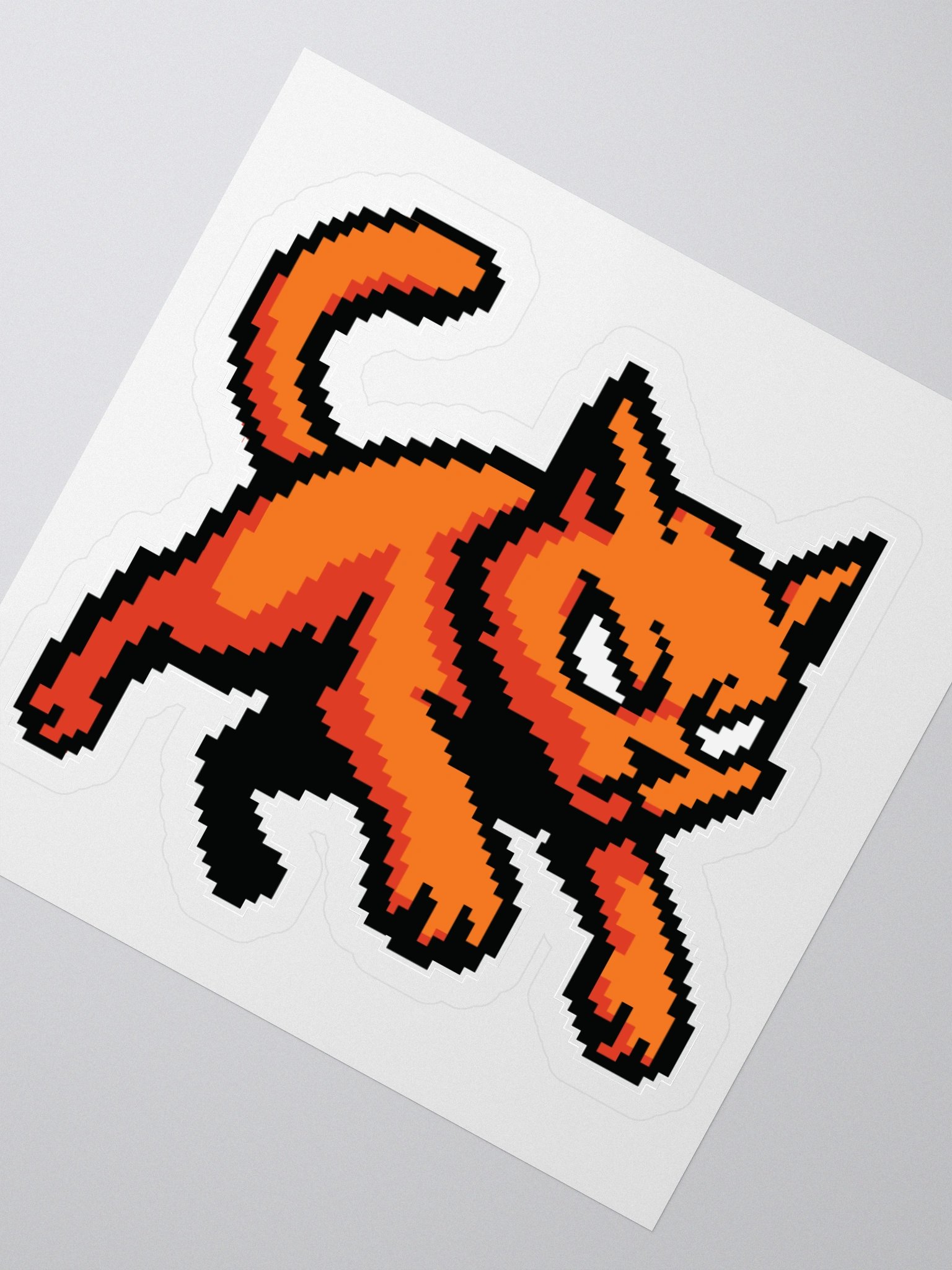 Pixel Purrfection Kiss Cut Stickers product image (2)