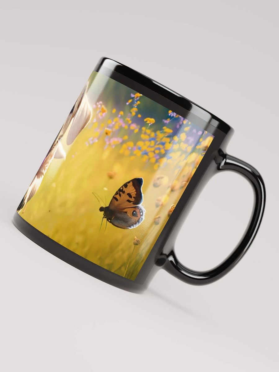 Field Day Fetch: Black Glossy Mug for Dog Lovers product image (6)