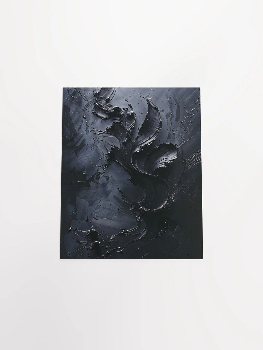 Obsidian Bloom Matte Poster product image (31)