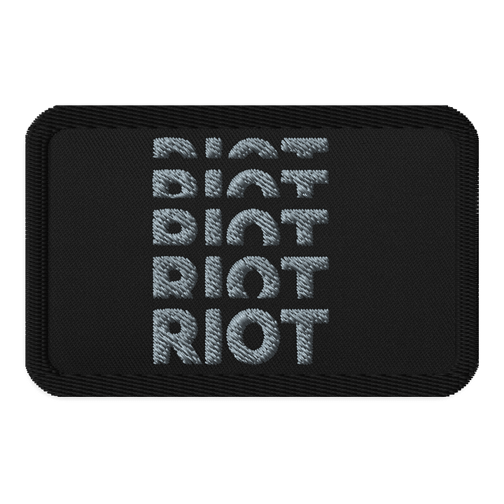 RIOT Block Letter Embroidered Patch product image (1)