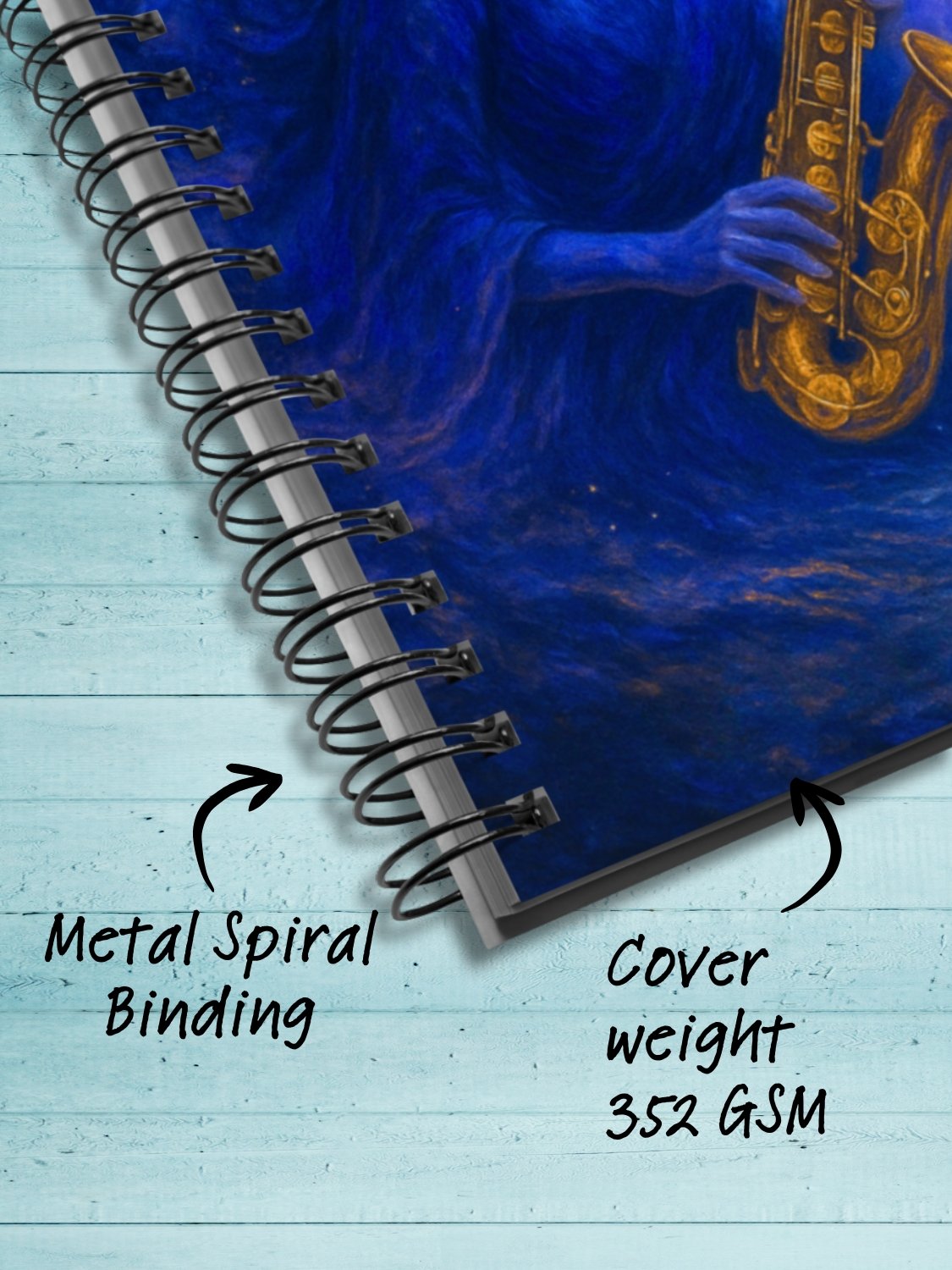 Starlight Sonata - Spiral Journal Notebook product image (4)