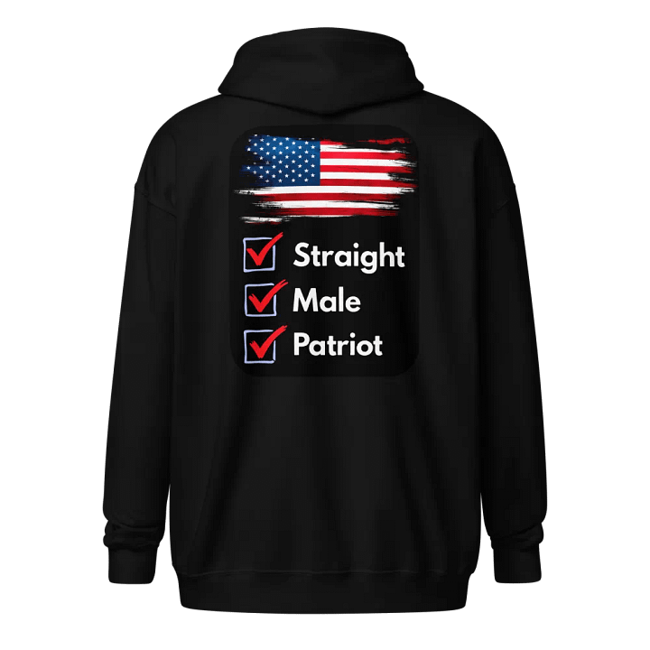 Zip Hoodie: Male Checklist product image (1)
