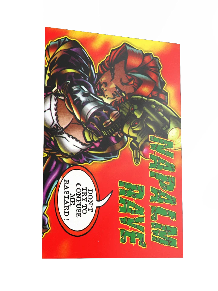 Napalm Rave CD - Promotional Poster/Flyer product image (2)