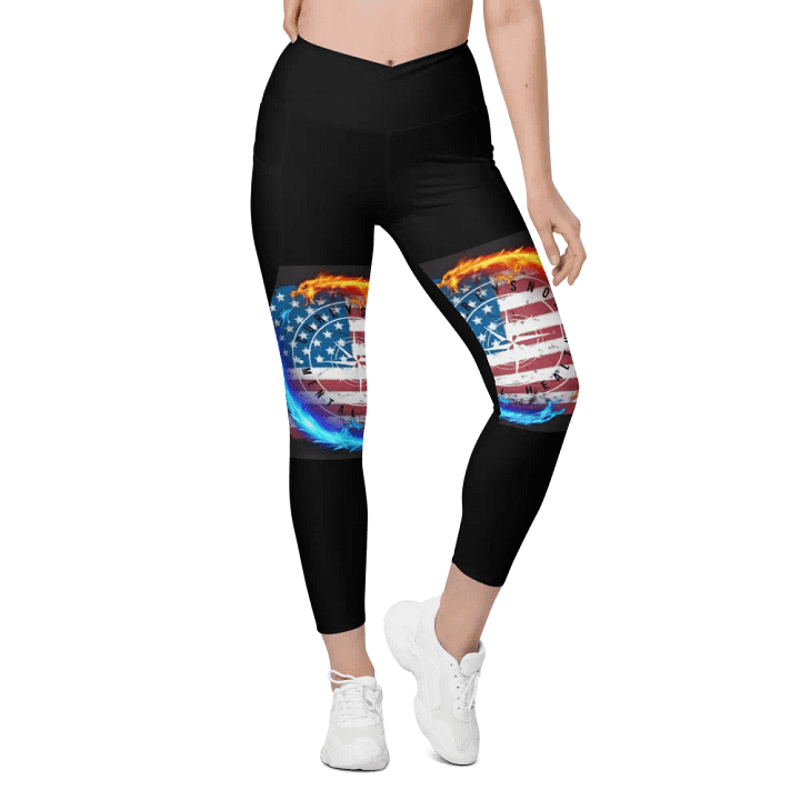 Leggings w pockets black product image (1)