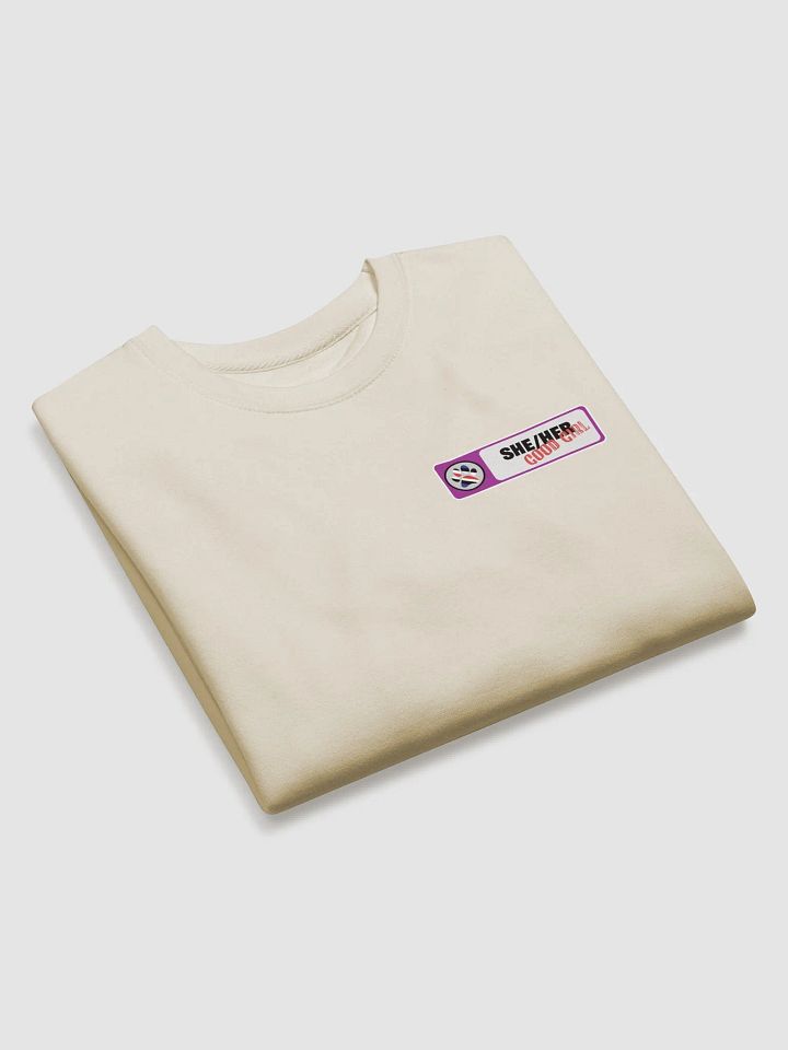 She/Her Good Girl Nametag Sweatshirt product image (2)
