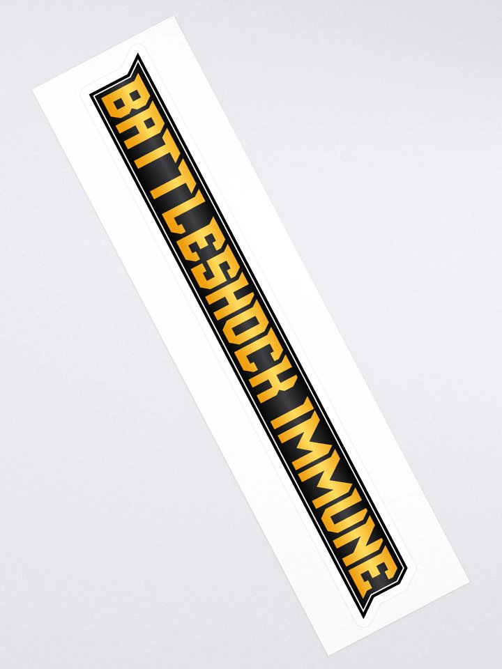 Battleshock Immune Bumper Sticker product image (2)