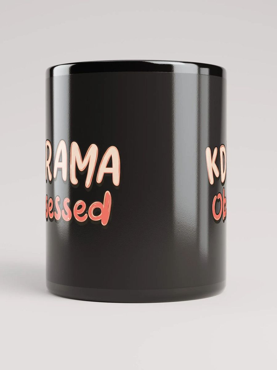 KDRAMA Obsessed Black Glossy Mug product image (5)