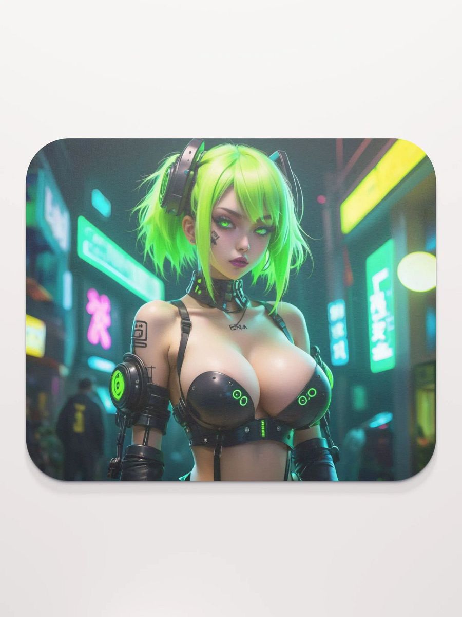Neon Cyberpunk Mouse Pad product image (3)