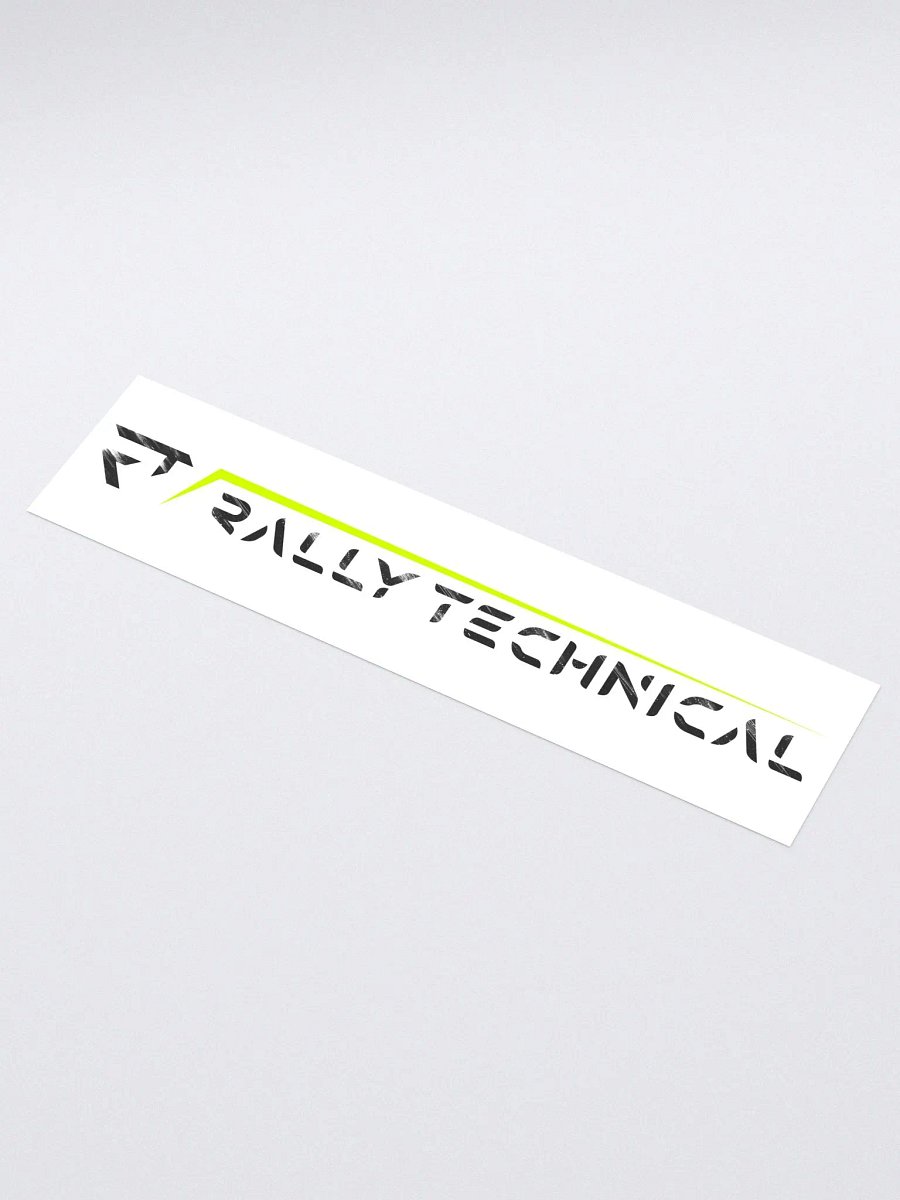 RALLY TECHNICAL Sticker 2 - White product image (1)