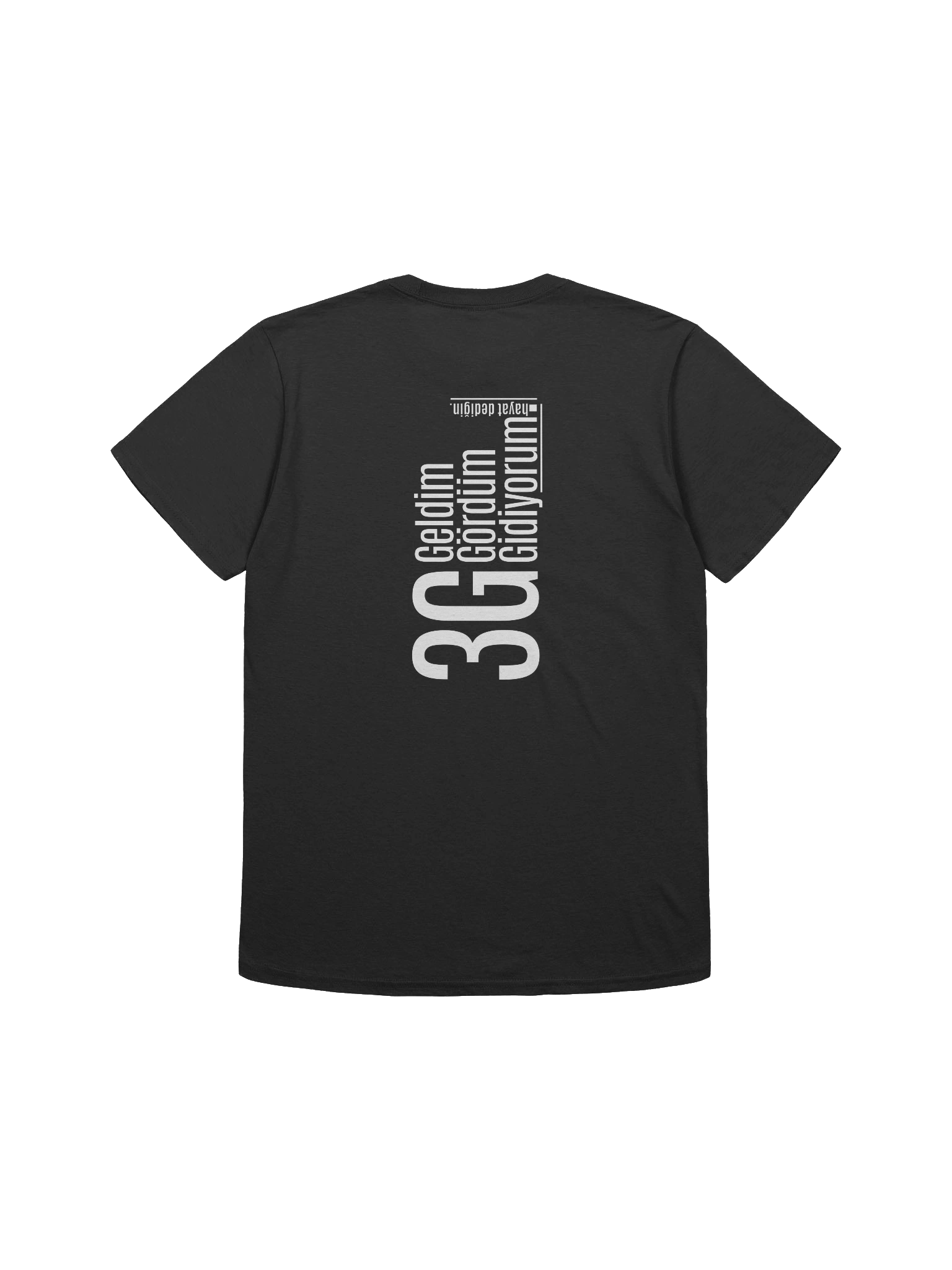 3G Minimalist Felsefe: "Geldim Gördüm Gidiyorum" Türkçe Tasarımlı Gildan Softstyle Unisex Yumuşak Tişört product image (2)