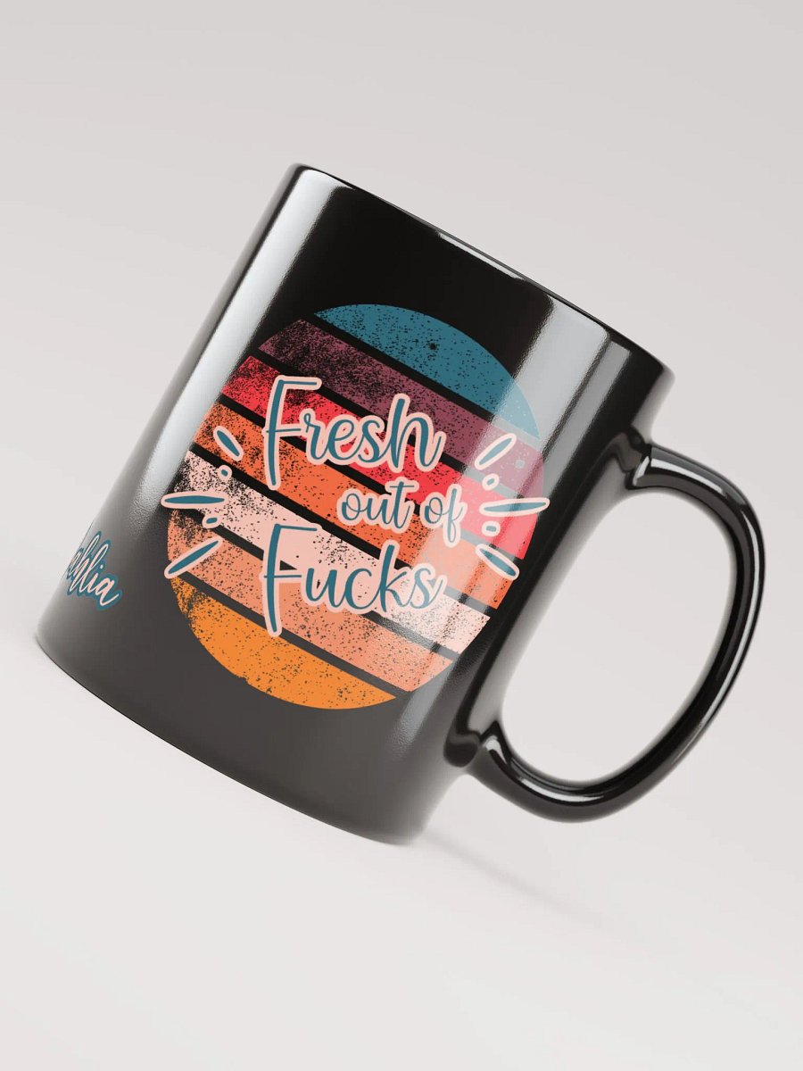 Dahlia FoF mug, Black (alt design) product image (3)