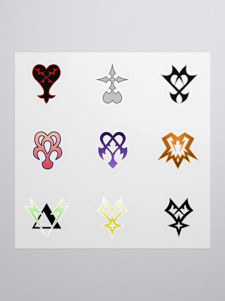 Kingdom Hearts Enemy Emblem Stickers product image (1)