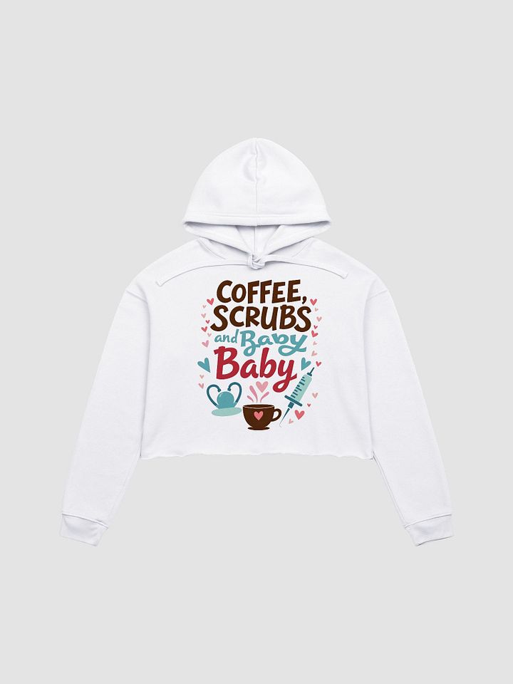 Medical Mama, Coffee, Scrubs, and Baby Fleece Hoodie product image (8)