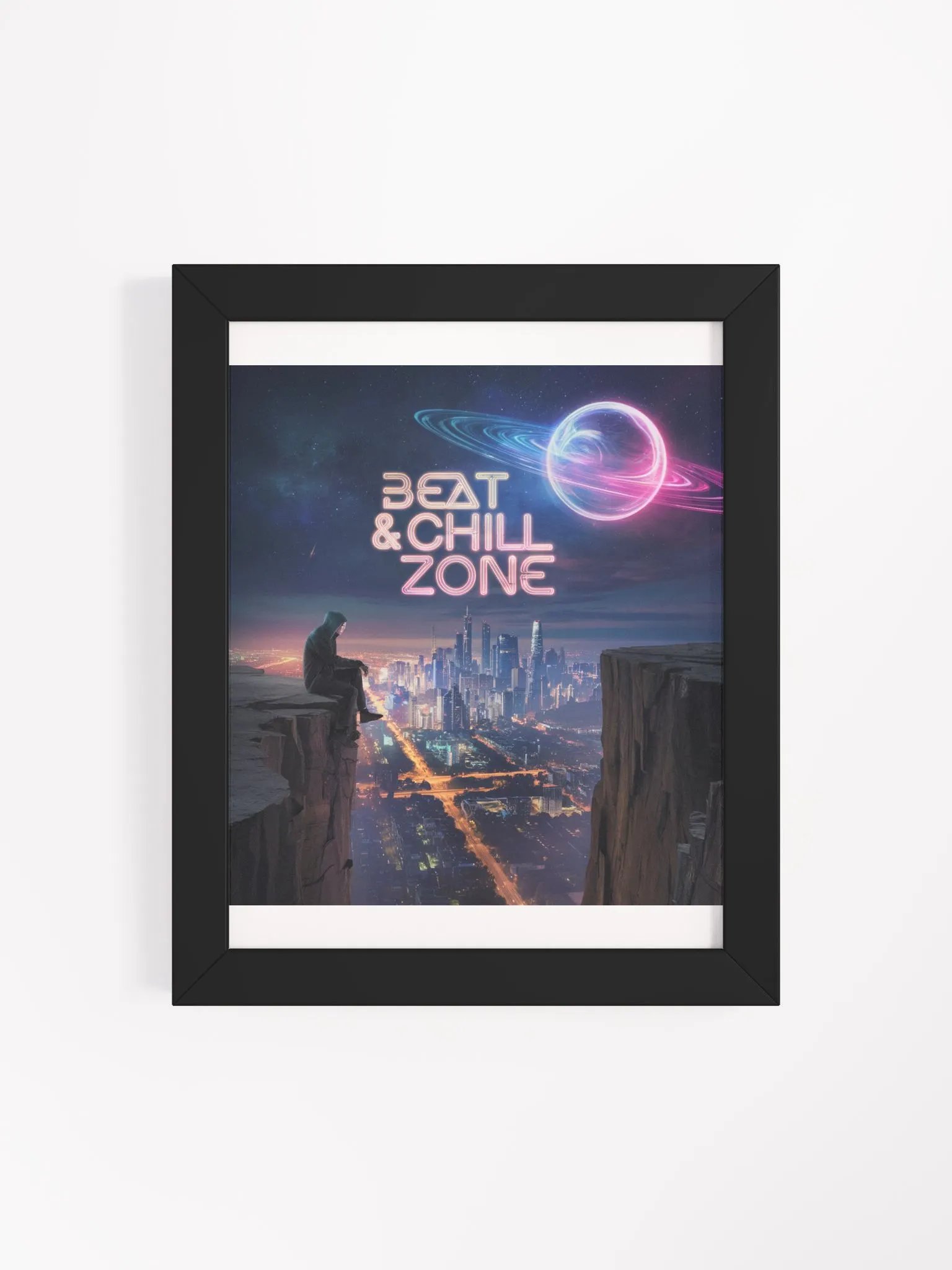 Starry City Beat Framed Poster product image (47)
