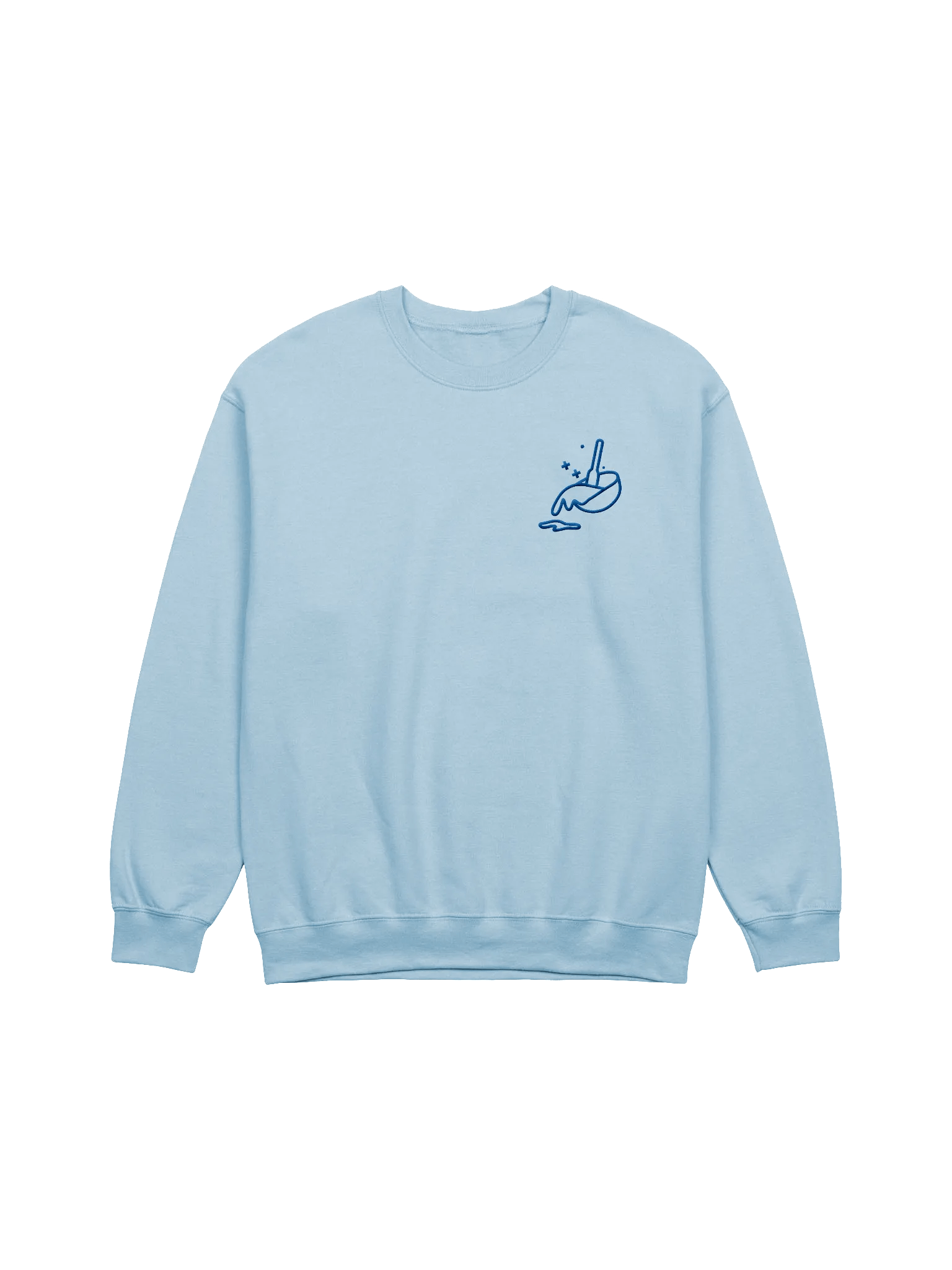 The Amateur Embroidered Sweater (Blue) product image (3)