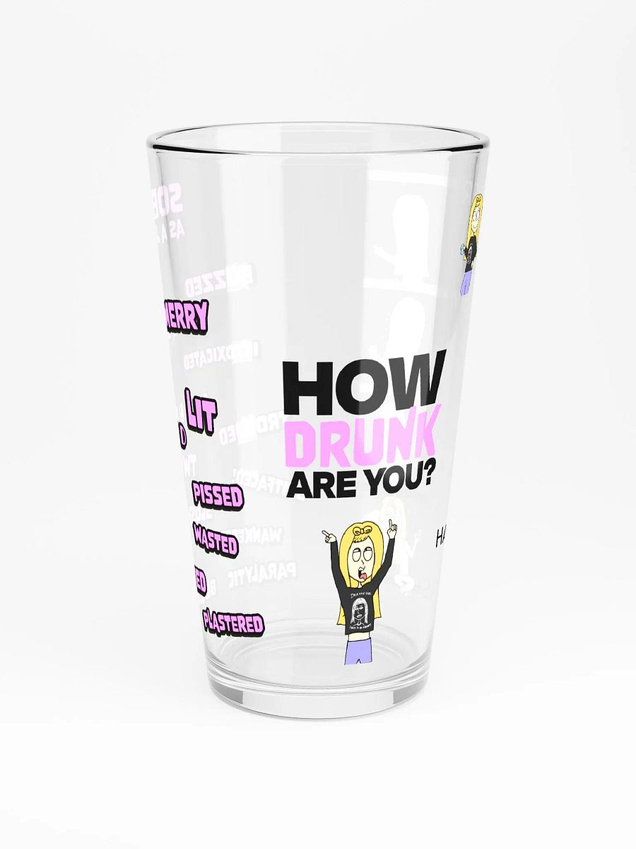 Drinking Vocabulary Pint Glass - Pink Version product image (3)
