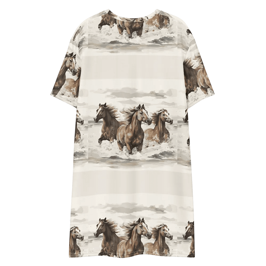 Galloping Grace Horse T-Shirt Dress product image (9)