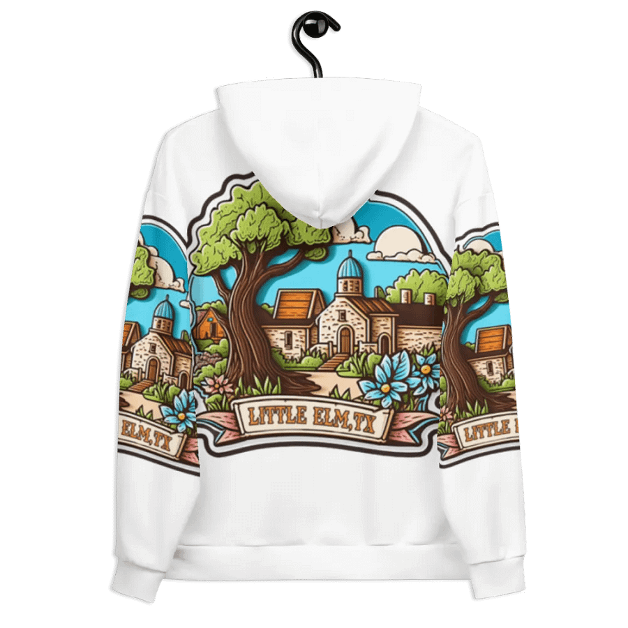 Little Elm Texas All-Over Scenic Hoodie product image (11)