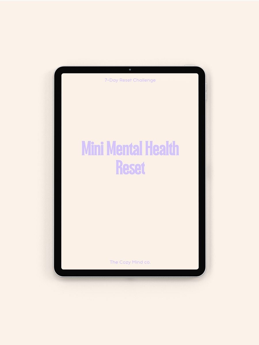Mini Mental health reset challenge product image (2)