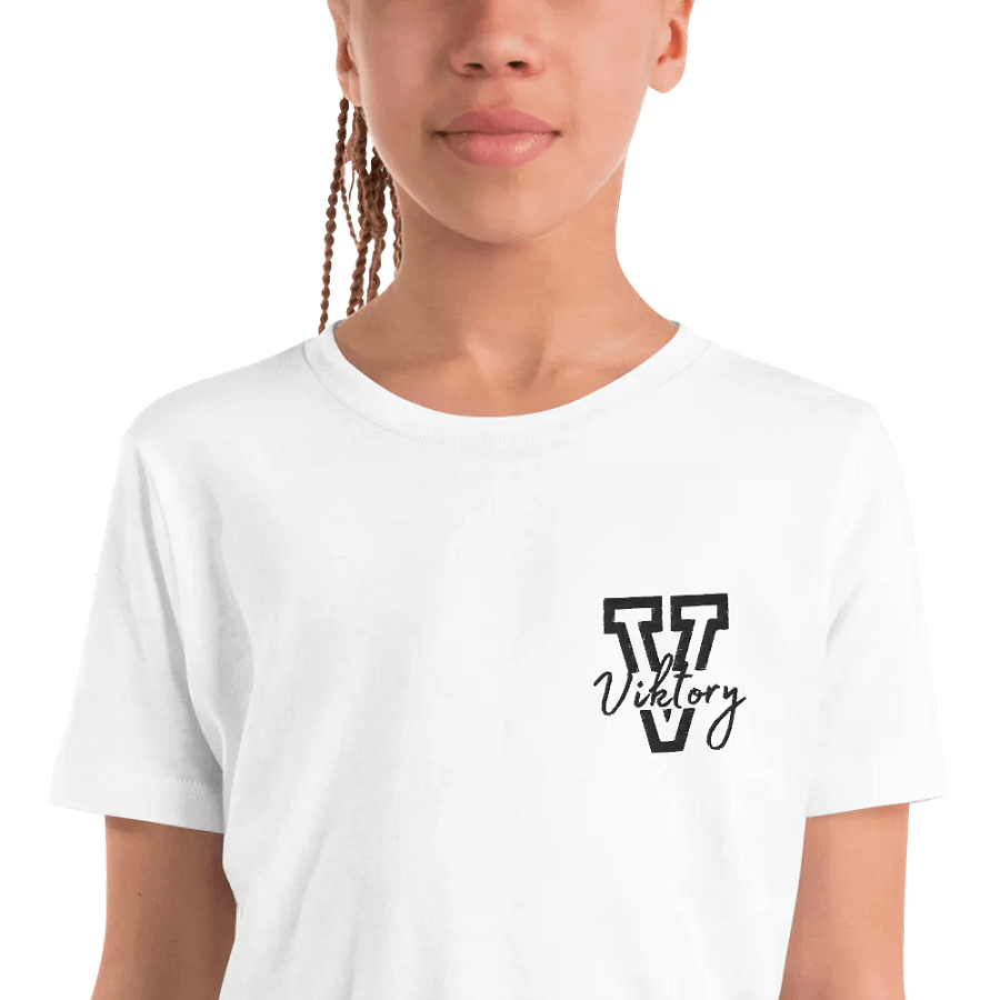 Kids Shirt White (black logo) product image (10)
