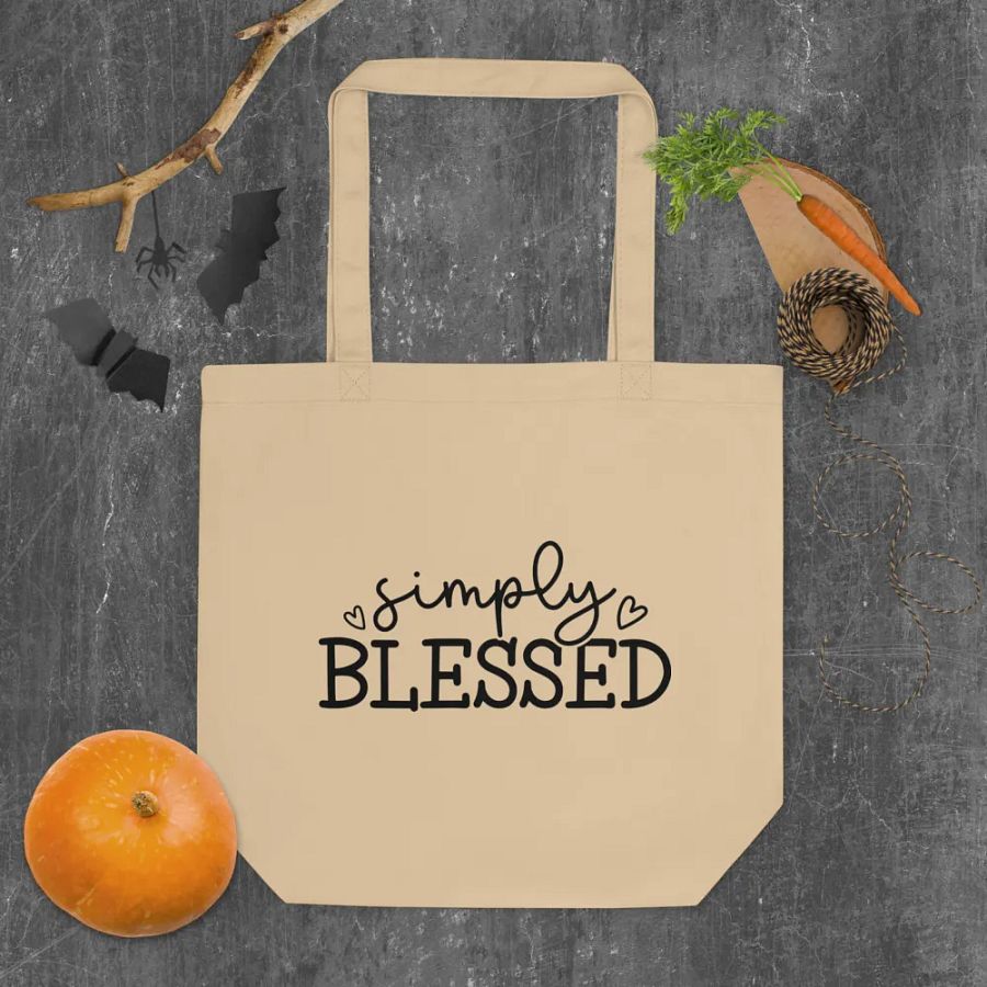 Organic Cotton Statement Tote Bag product image (4)