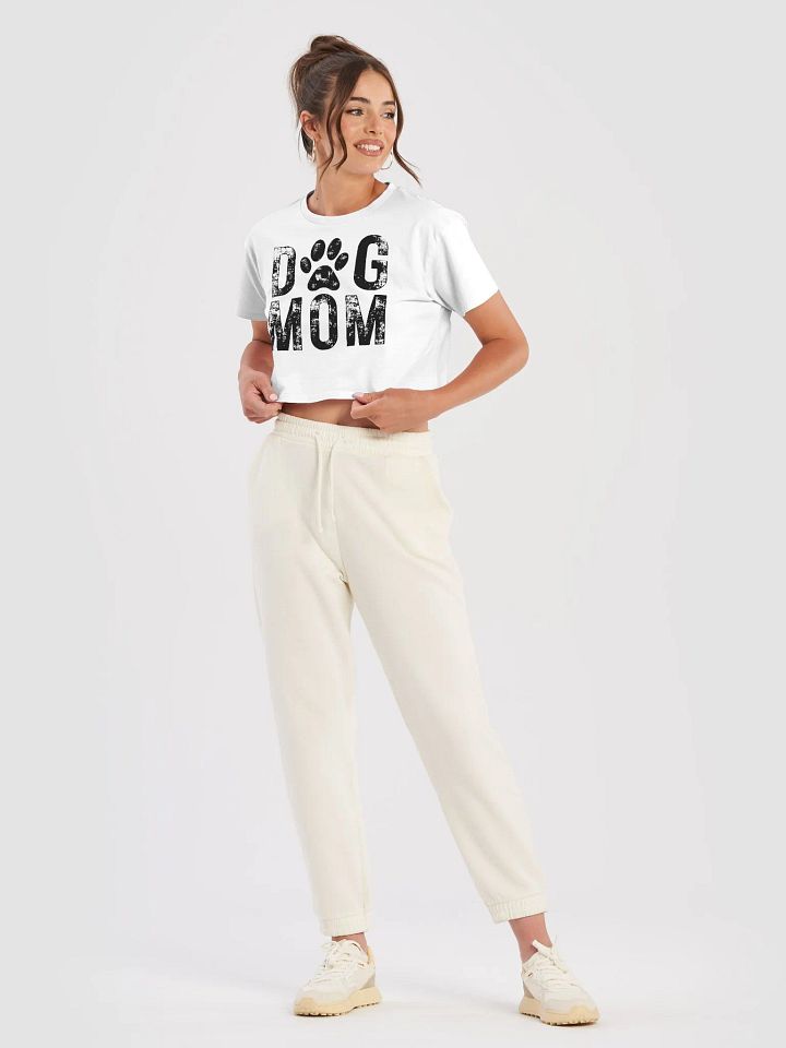 Proud Dog Mom Crop Top – Show Your Love for Your Furry Friend product image (2)