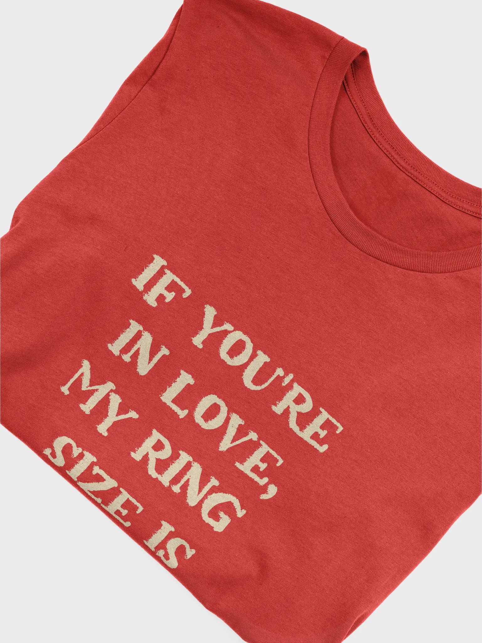 If you're in love...