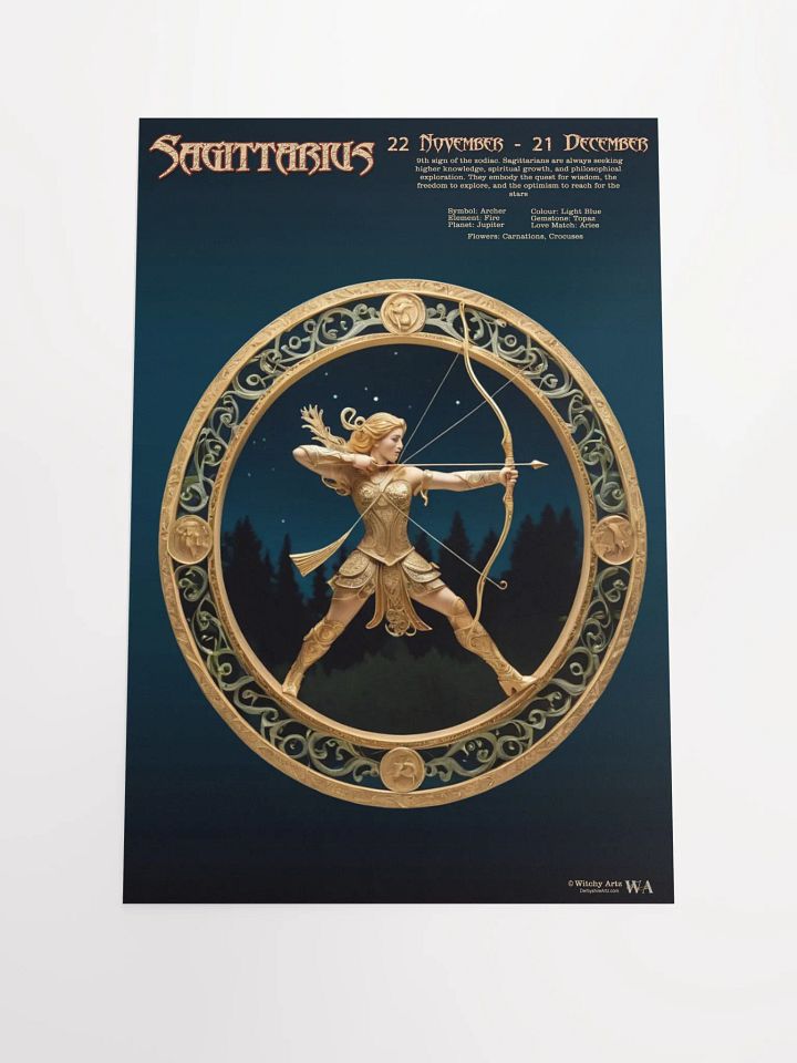 Western Zodiac Poster - SAGITTARIUS product image (3)