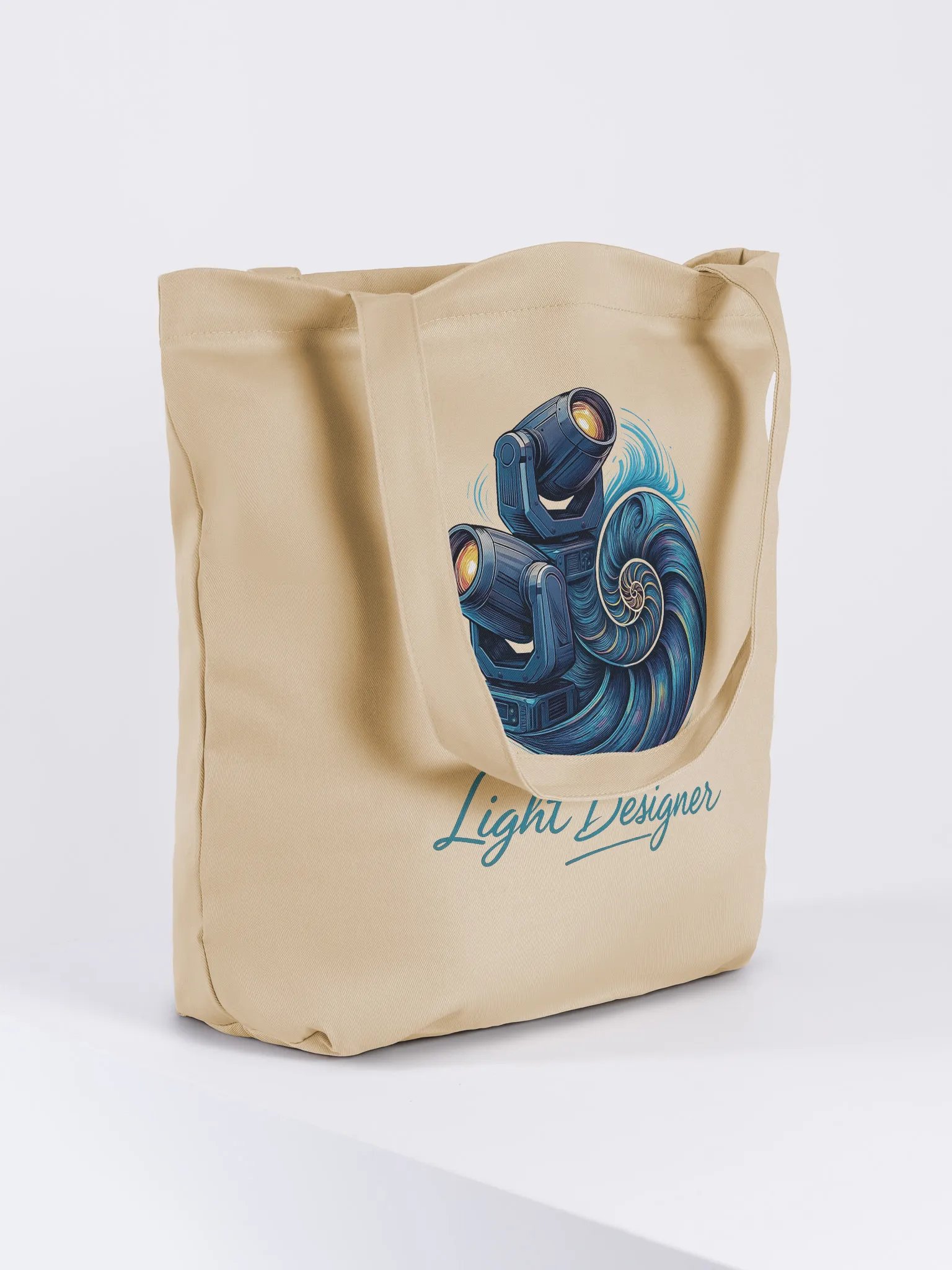 Theatrically Jerry: "LD Nautilus" Light Designer Tote Bag product image (4)