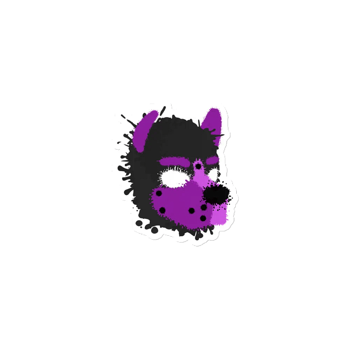 Pup Splatter Magnet - Purple product image (2)