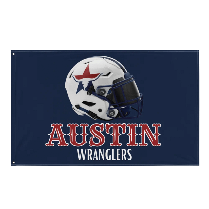 Austin Wranglers Team Flag product image (1)