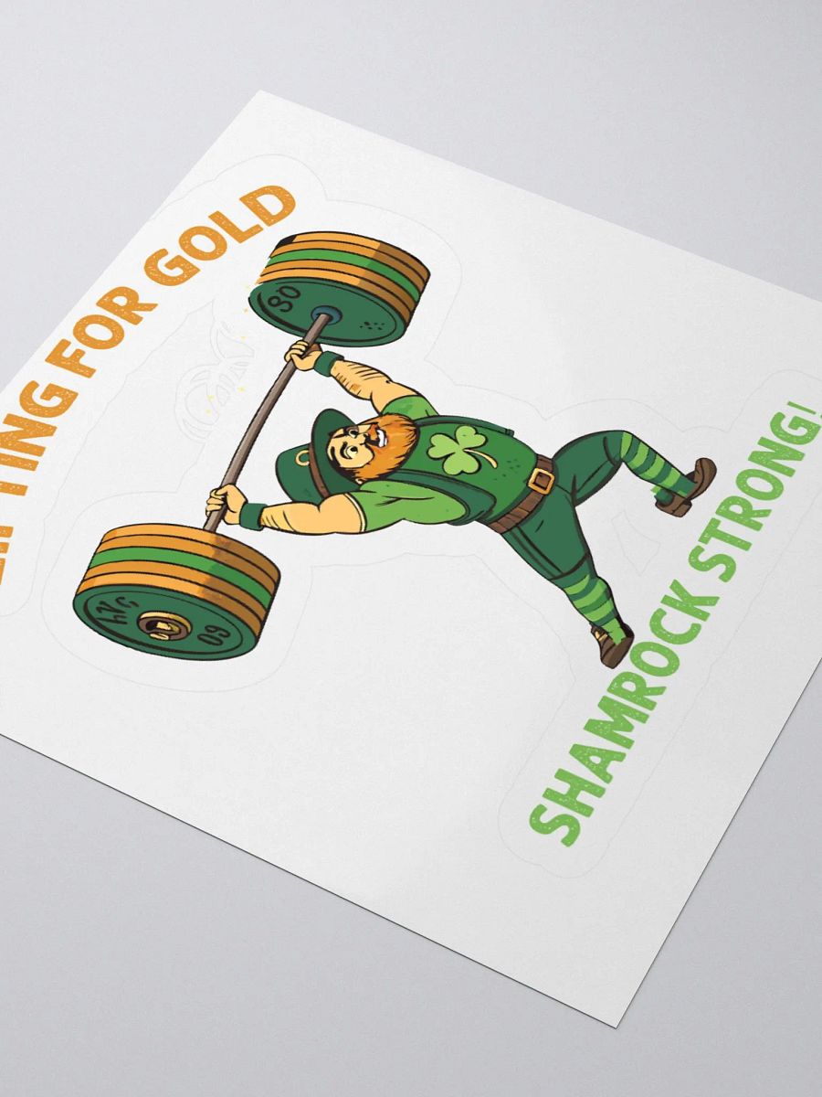 Lifting for Gold Shamrock Strong Sticker Set product image (9)