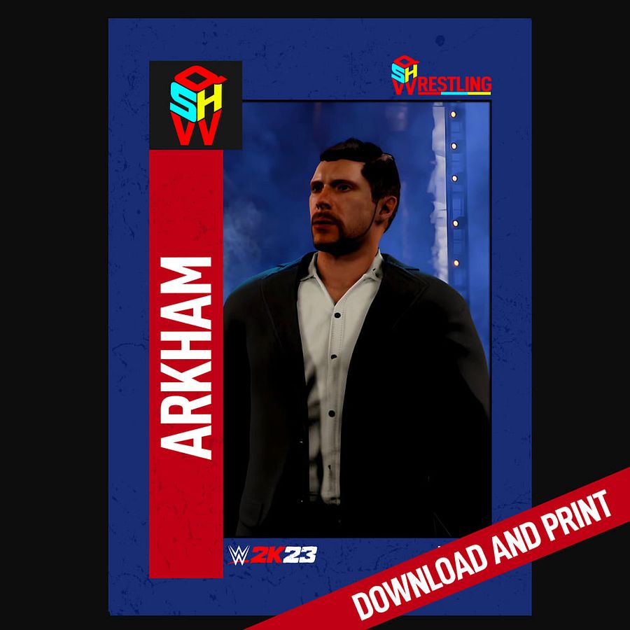 ARKHAM QSHW COMMEMORATIVE TRADING CARD - WWE2K23 product image (1)