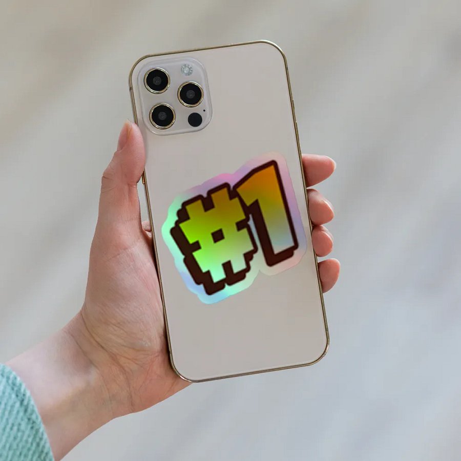 #1 Holographic Sticker product image (6)