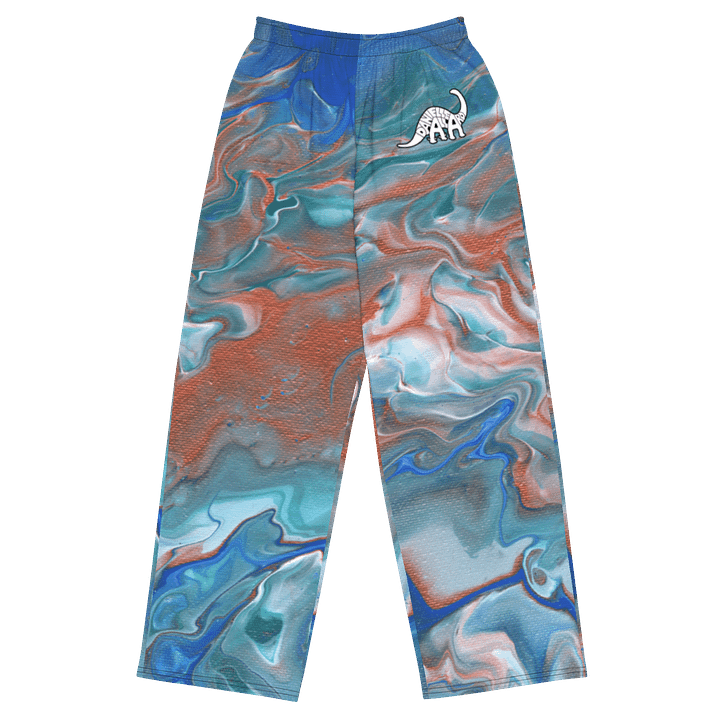 Metallic Orange Fluid Acrylic Pants product image (1)