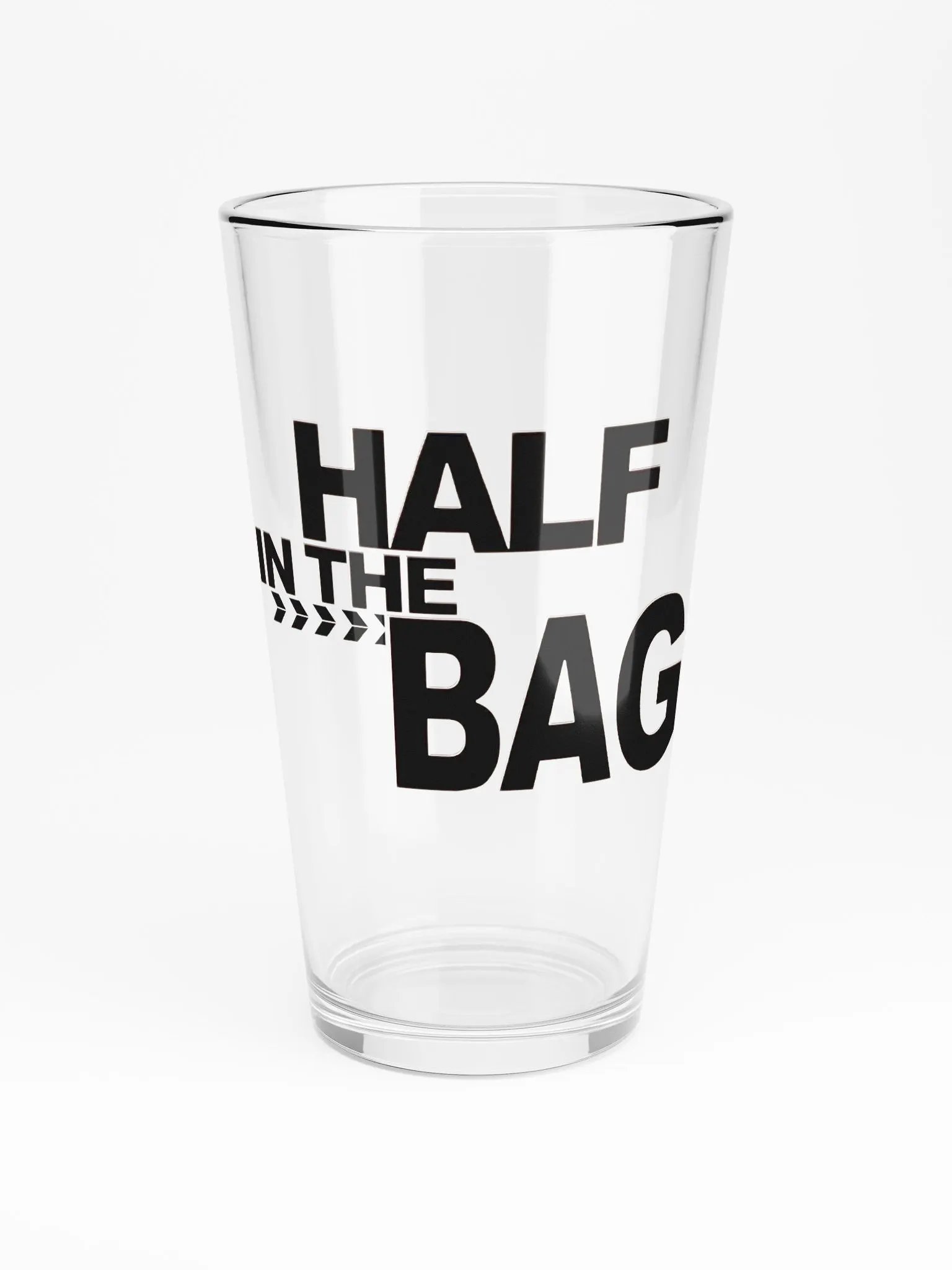 Half in the Bag Pint Glass product image (3)