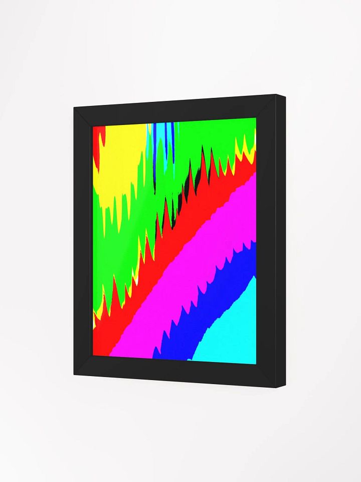 Vibrant Abstract Layers Framed Poster product image (10)