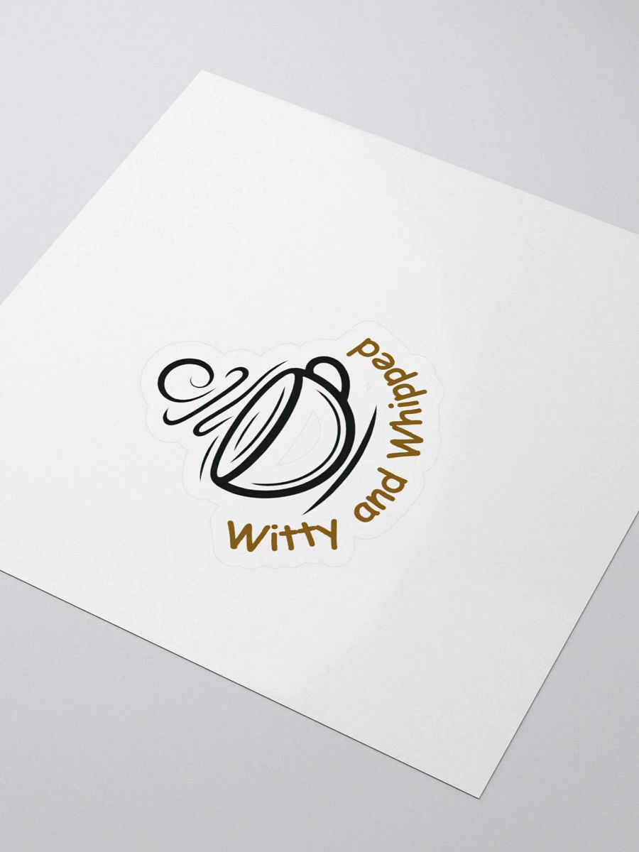 Witty and Whipped Cup Kiss Cut Stickers product image (3)