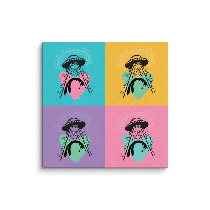 4-Panel Beam Me Up - Printed Canvas product image (1)