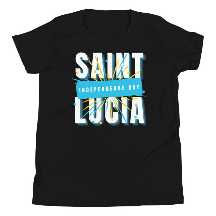 Saint Lucia Independence Day Celebration Youth T-Shirt product image (1)