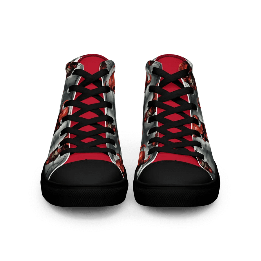 Red Demon Skull Men's High Tops product image (4)