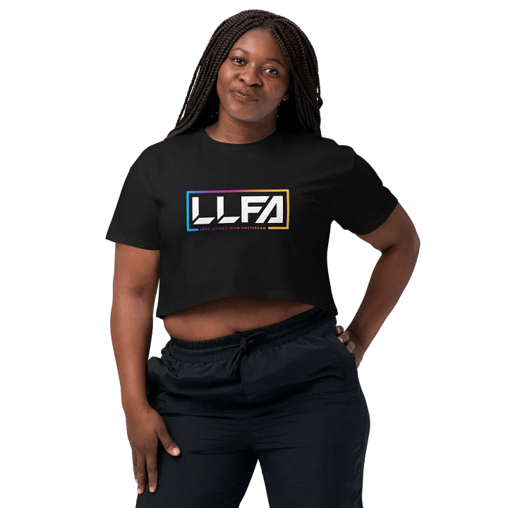 LLFA Logo Premium Crop T-Shirt - Black product image (1)