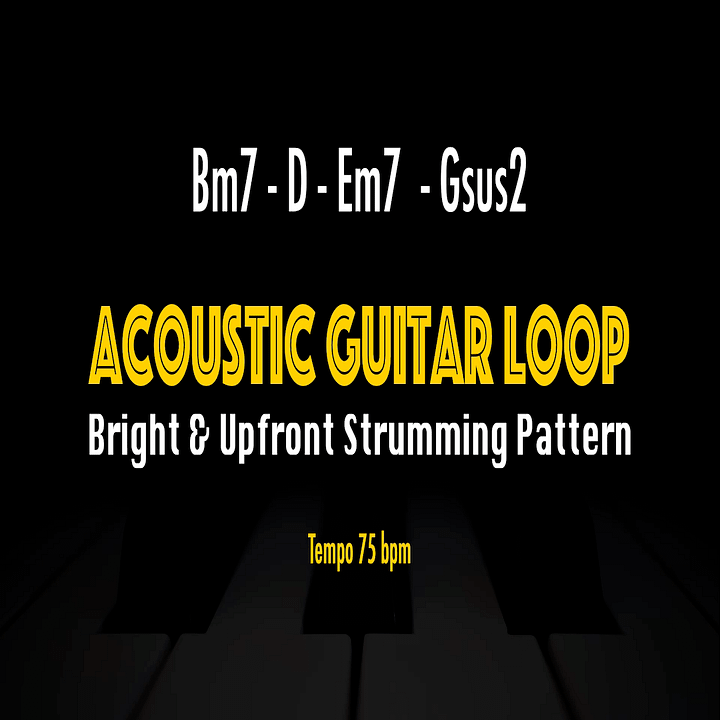 (Guitar Loop) Bm7 - D - Em7 - Asus | Solo Practice Backing Track product image (1)