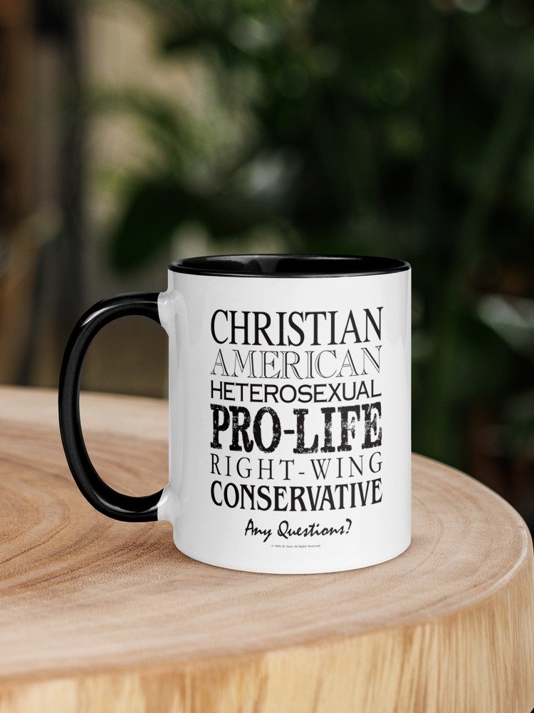 Conservative Christian Mug | Pro-Life Right Wing Heterosexual America Cup | Patriotic Coffee Mug Gift | Traditional Values Tea Mug Ceramic product image (16)