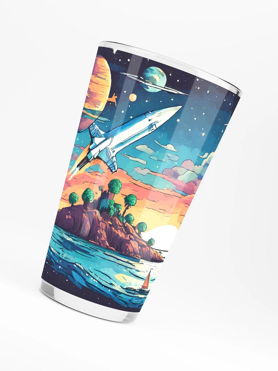 Summer Wind Charters: Space Sail Pint Glass product image (6)