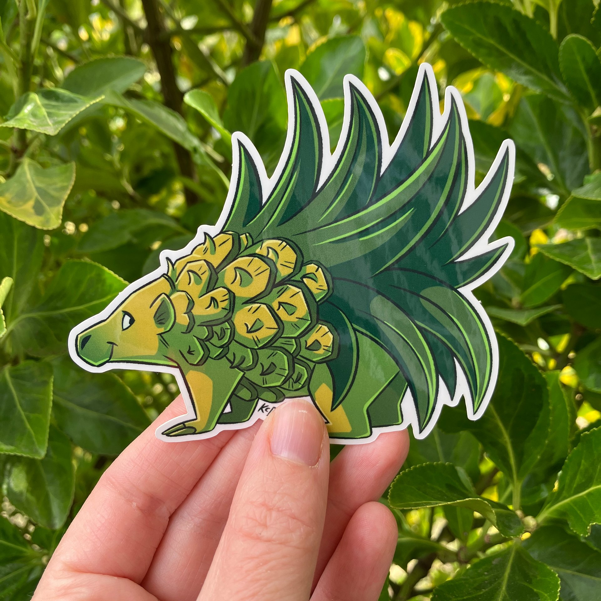 Porcupineapple - Vinyl Sticker product image (1)