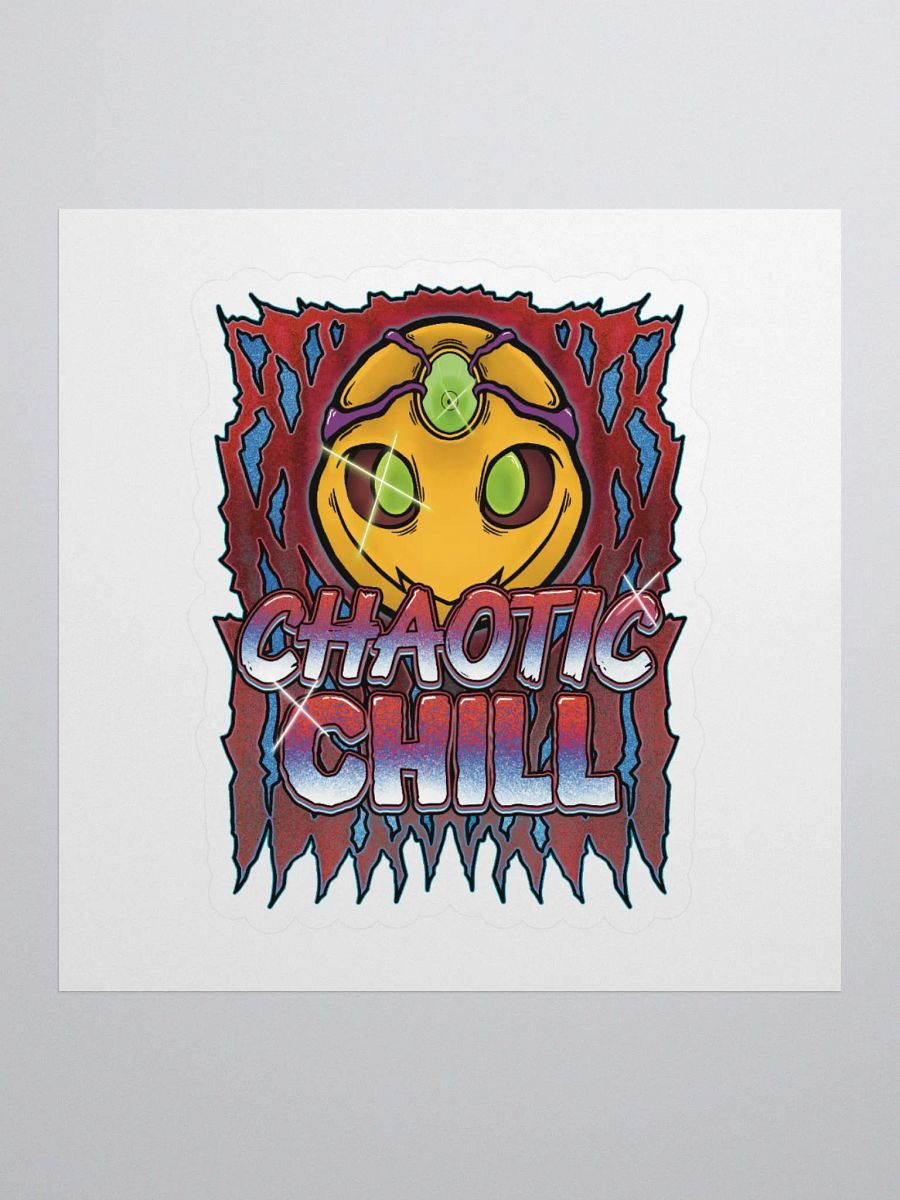 Chaotic Chill (BoomPop) KIssCut Sticker product image (1)